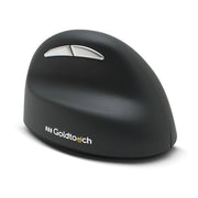Goldtouch Semi-Vertical Wireless Mouse, Ergonomic 66 Slope, Right-Handed Medium, Gray Silver, 1600 DPI, USB 2.4 GHz Receiver, KOV-GSV-RMW