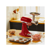 KitchenAid KSMMGA Metal Food Grinder Attachment, 2.5 Pound, Silver