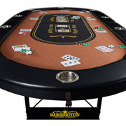 Barrington ARC084_037B 10 Player Poker Table 82 x 44
