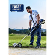 Link-On Straight Edger Attachment, 8-Inch Steel and Aluminum Blade, Adjustable Cutting Depth up to 2.2 in, Lightweight Design, LO-EDGERATT
