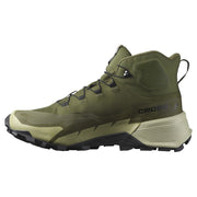 Salomon Cross Hike 2 Mid GORE-TEX Hiking Boots for Men - Olive/Moss Black - 11.5M