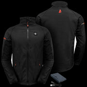 ActionHeat AH-JKT-5V-01-S 5V Battery Heated Soft-Shell Jacket for Men - Black - S