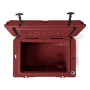 YETI Tundra Haul Wheeled Cooler with Rotomolded Construction, Permafrost Insulation, NeverFlat Wheels, Stag Red