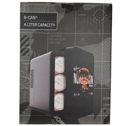 Call of Duty Nuketown Lenticular 4L 6-Can Mini Fridge, Black, Thermoelectric Cooler, LED Interior Light, FR6CLEPM52-COD1
