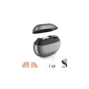RGX Smart Electric Nail Clipper with LED Light, USB Rechargeable - Portable Gray