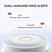 SITERWELL ELECTRONICS GS886A-3WCAR-1PACK Hardwired Interconnected Smoke and Carbon Monoxide Detector, White