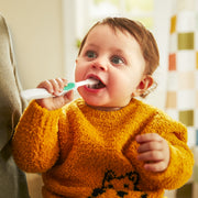 Safety 1st Nursery Care Health & Grooming Kit, 3-in-1 Thermometer, Nasal Aspirator, Toddler Toothbrush, Seafoam, IH4260600