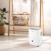 Whirlpool WHAD501DW 50-Pint Portable Dehumidifier, White