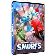Paramount Pictures Smurfs 2025 DVD, Animated Family Adventure, Widescreen 16:9, Multi-Language Dub, English Subtitles, 90-Minute Runtime