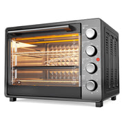HOMSHADE CZ32C-ML 34 QT Super-Large Air Fryer Toaster Oven Combo, 5 Functions, Black