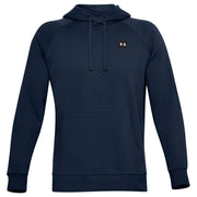 Under Armour Rival Fleece Long-Sleeve Hoodie for Men - Academy/Onyx White - S