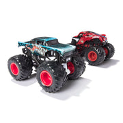 Spin Master Ltd Monster Jam Marvel Venom vs The Amazing Spider-Man Die-Cast Monster Truck 1:64 Scale 2-Pack
