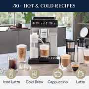 De'Longhi ECAM45086S Eletta Explore Espresso Machine with Cold Brew, Automatic Hot & Cold Milk Frother