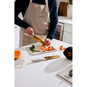 Thyme & Table 20-Piece Knife Set, Stainless Steel Blades, Ergonomic Blue or Taupe Handles, Includes Kitchen Shears and Cutting Board