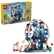 LEGO Creator 3 in 1 Iconic Ferris Wheel Building Toy, 916 Pieces, Multicolor, 6585567