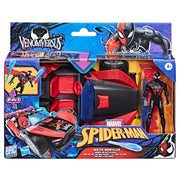 Hasbro Marvel Spider-Man VenomVersus Epic World of Action Miles Morales Remix Blast Racer, Red and Black, 4-Inch Figure and Vehicle Set