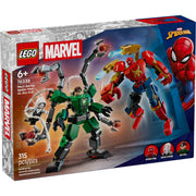 LEGO Marvel Mech Battle Spider-Man vs Doc Ock Building Toy Set, 315 Pieces, Multicolor, Ages 6+, 6588667