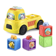 VTech Baby Beep & Go Blocks Interactive Animal Toy with Light-Up Number Button, Multi-Color, Ages 6 Months and Up