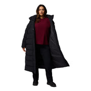 Columbia 213489 Amaze Puff Long Hooded Jacket - Black - L