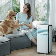 KISSAIR OL-BA010F-06CD/F Portable Air Conditioner 6,000 BTU (10,000 BTU ASHARE) , Dehumidifier, Fan, 3 in 1 AC, 10001 Black