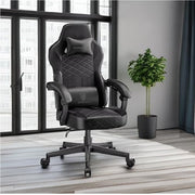 Dowinx Gaming Chair with Pocket Spring Cushionm Black