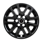 Coast to Coast International Wheel Cover Set of 4, 16 Inch, 6 V Spoke Design, Gloss Black, IWCIMP427BLK