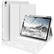 Kenke Keyboard Case for iPad Air 11 Inch M4 M3 M2 2026, 10.9 Inch 5th and 4th Gen, Detachable Bluetooth Keyboard with Rechargeable Battery, Right Side Pencil Holder, Grey
