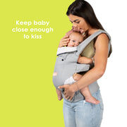 Baby Trend Caleo 3-in-1 Newborn Hip Seat Baby Carrier, Snuggle Midnight, 100% Cotton, Machine Washable, Lumbar Support, Built-in Sun Hood, CA01F52A