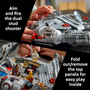 LEGO Star Wars SMART Play Millennium Falcon Building Toy, 885 Pieces, Includes 4 SMART Minifigures and Tags, Multicolor, 75426
