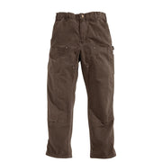 Carhartt Men's Loose Straight Washed Duck Double-Front Dungarees, Dark Brown, 34x34