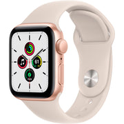 Apple Watch SE 40mm Gold Aluminum - Starlight Sport Band MKQ03LL/A