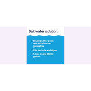 HTH Salt Shock Fast Dissolving Pool Chemical, 3.75 lb, 5 Pack, Compatible with Salt Chlorine Generators, 52047