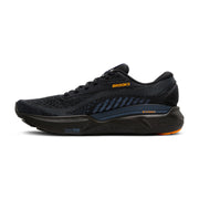 Brooks Adrenaline GTS 24 Men's Running Shoes, GuideRails Support, Black/Country Blue/Orange, Size 8 Medium, 110437-76