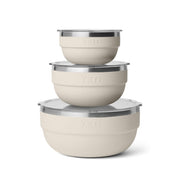 Yeti Rambler Insulated Stainless Steel Standard Bowl Set, Double-Wall Vacuum, Stackable, Cape Taupe, 3 Pc, 22030000061