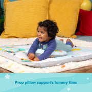 Bright Starts Disney Winnie The Pooh Once Upon a Tummy Time Activity Gym, Multicolor, Large, Newborn to 12 Months, 13124
