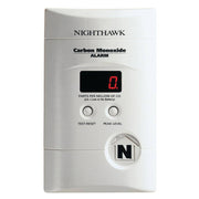 Plug-In Carbon Monoxide Alarm with Digital Display and 9-Volt Backup
