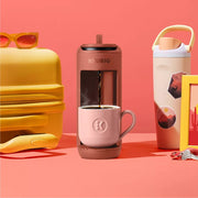 Keurig K-Mini Mate Single-Serve Coffee Maker, Compact 12oz Brewer, Travel Mug Friendly, Red Rocks