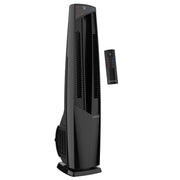LASKO FHV801 Oscillating All Season Tower Fan and Space Heater with Remote and Timer Black