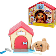 MOOSE TOYS 26477 Little Live Pets - My Puppy's Home Interactive Plush Toy Puppy & Kennel. 25+ Sounds & Reactions. Make the Kennel Batteries Included
