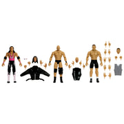 Mattel WWE Elite Legacy Submission Match 3-Pack Action Figures, Bret Hart, Stone Cold Steve Austin, Ken Shamrock, 6-Inch, JHL71
