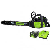GreenWorks Pro GCS80420 80V 18-Inch Cordless Chainsaw, 2Ah Li-Ion Battery