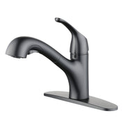 LOTA International FZE Mainstays Pull Out Kitchen Faucet, Matte Black, Single Handle, Versatile Installation