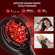 Morfone PM-103 3-in-1 Electric Scalp Massager with Hair Oil
