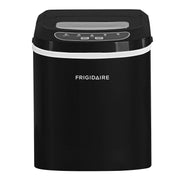 Frigidaire 26 lb Compact Freestanding Ice Maker, Black Stainless Steel, 2.3 Qt Water Reservoir, Electronic LED Controls, EFIC101-BLACK-COM