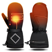 Lobmouse Heated Gloves for Men Women,158 Degree F Heating Electric Rechargeable Winter Mittens, L