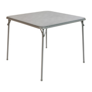 Flash Furniture JB2GY Gray Folding Card Table - Lightweight Portable Folding Table with Collapsible Legs
