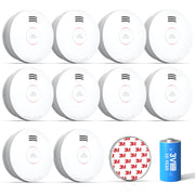SITERWELL Electronics GS525A Smoke Detector with Photoelectric Sensor, 10-Year Battery, UL217-9th Certified Fire Alarm, Low Battery and Fault Warning