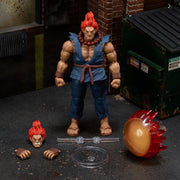 Jada Toys Akuma Street Fighter II 1/12 Scale 6-Inch Action Figure with Interchangeable Parts, Multicolor, 36717