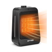 NFTIGB 1500W PTC Space Heater, Portable Ceramic Electric Heater, Black, Compact Desktop Design