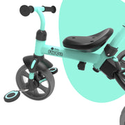 Yvolution Velo Flippa 4-in-1 Kids Tricycle to Balance Bike, Adjustable Seat and Handlebars, Green, Ages 2-5 Years, YT10G1